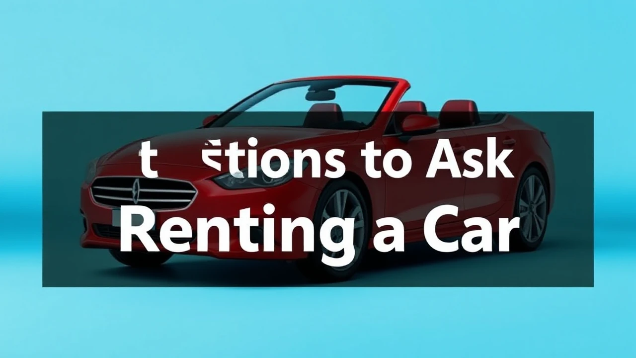 Essential Inquiries to Ask Before Renting a Car